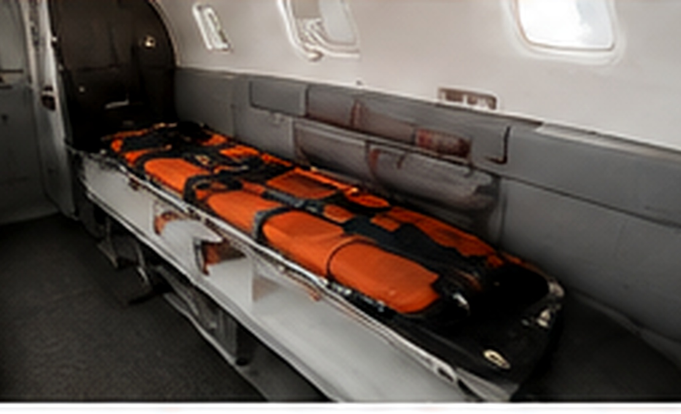 Citation III medevac interior