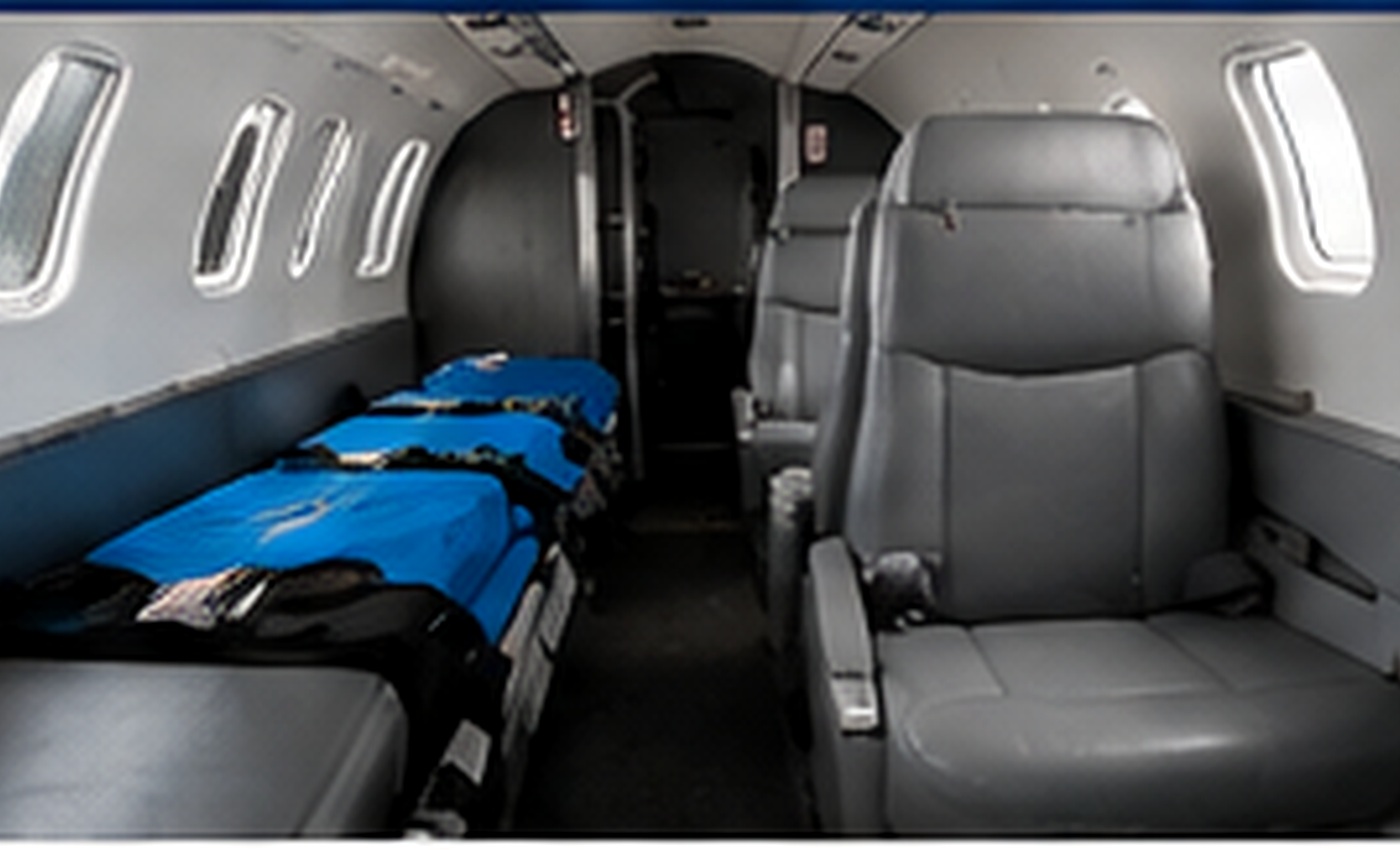 Citation SII medevac interior