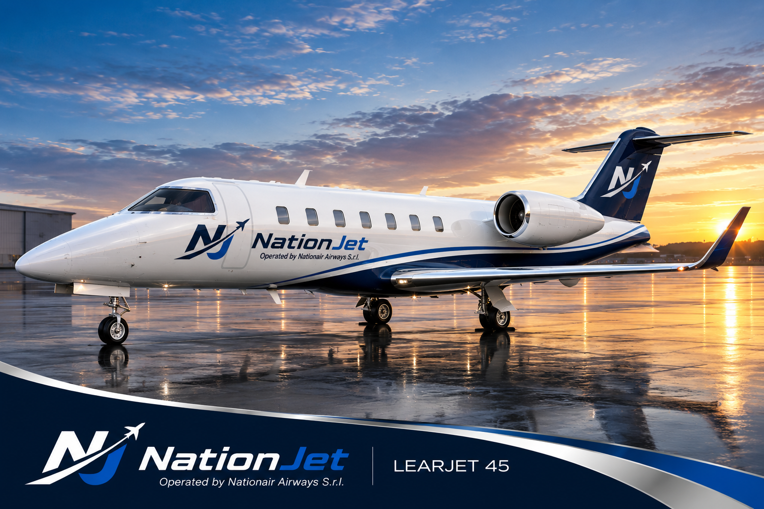 NationJet Learjet 45
